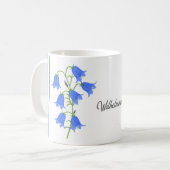 Mooie Bluebells Classic Mok met tekst (Voorkant links)