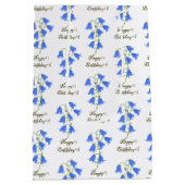 Mooie Bluebells White Medium Cadeauzakje (Achterkant)