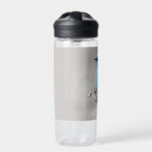 Mooie Bluebird Songbird in de Beach Waterfles (Voorkant)