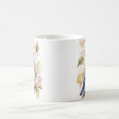 Mooie Bluebird Waterverf schilderij Koffiemok (Center)