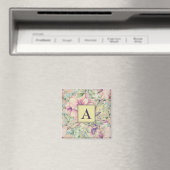 mooie blush bloemen magneet (Insitu (Vaatwasser))
