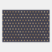 Mooie Blush en Blue Photo Holiday Inpakpapier Vel (Voorkant)