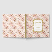 Mooie Blush Gold Boho bruiloft gastenboek Keepsake (Volledig)