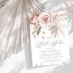 Mooie, blush-Roos & ivoorzweet-zestien Kaart<br><div class="desc">Mooie,  blush Roos & ivoor - zestiende uitnodiging Zie bijbehorend collectie in niche en nestwinkel</div>