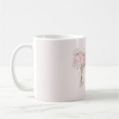 Mooie Blush Roze Rozen   Koffiemok (Links)