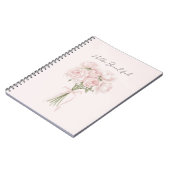 Mooie Blush Roze Rozen   Notitieboek (Linkerzijde)