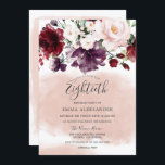 Mooie Blush vrouwen 80th Birthday Party Kaart<br><div class="desc">Mooie Blush vrouwen 80th Birthday Party Invitation Bekijk collectie in Niche and Nest Store We hebben ook genoeg andere uitnodigingen en collecties.</div>