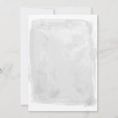 Mooie blush Waterverf botanische bruiloft Kaart (Achterkant)