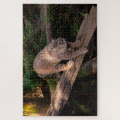 Mooie Bobcat uitdagende wildlife Lover Legpuzzel (Verticaal)