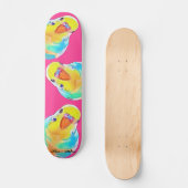 Mooie boedgie Paraket Exotic Birds Hot-Roze Persoonlijk Skateboard (Voorkant)