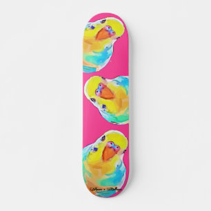 Mooie boedgie Paraket Exotic Birds Hot-Roze Persoonlijk Skateboard