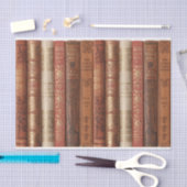 Mooie boekencijnen (beige) tissuepapier (Craft)