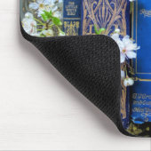 Mooie boekencijnen (blauw) muismat (Hoek)