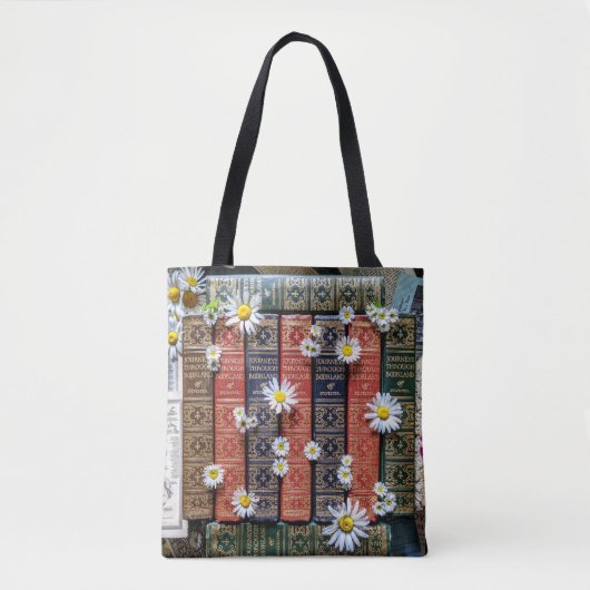 Mooie boekencijnen (boekhouder) tote bag (Voorkant)