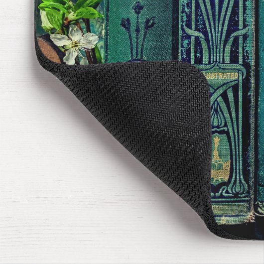 Mooie boekencijnen (groen) muismat (Hoek)