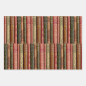 Mooie boekencijnen inpakpapier vel (Voorkant 2)