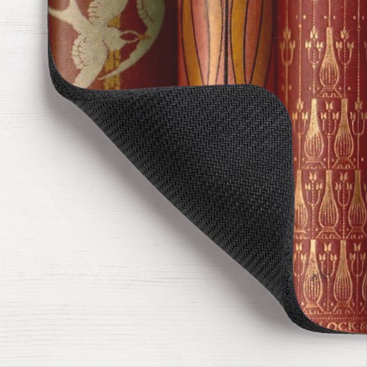 Mooie boekencijnen muismat (Hoek)