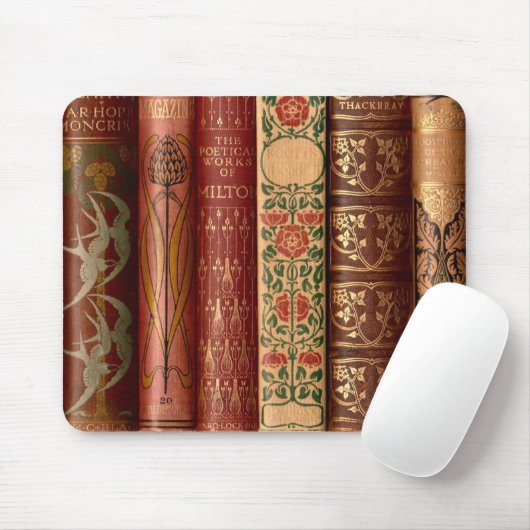 Mooie boekencijnen muismat (Met muis)