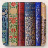 Mooie boekencijnen (Parijs) Bier Onderzetter (Voorkant)