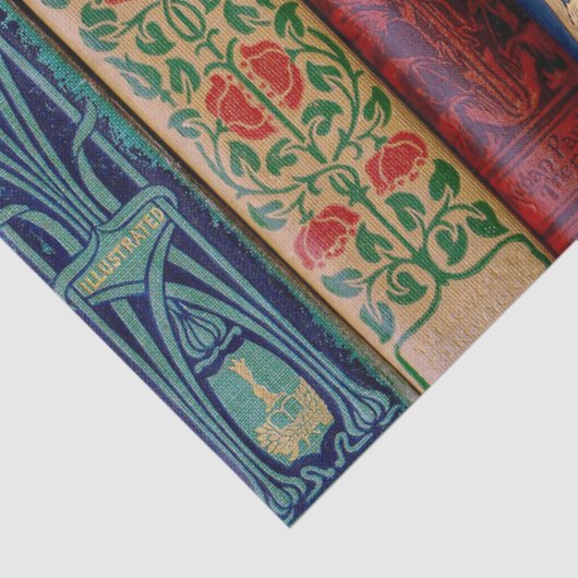 Mooie boekencijnen (Parijs) ontkoppeling Tissuepapier (Detail)