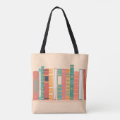 Mooie boekencijnen tote bag (Achterkant)