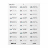 Mooie Boekenliefhebber Retouradres Sticker (Full Sheet)