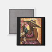 Mooie boeketmagneet magneet (Voorkant / Achterkant)