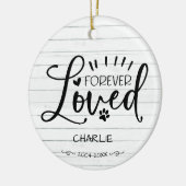 Mooie boerderij kat of hond huisdier herinnering keramisch ornament (Links)