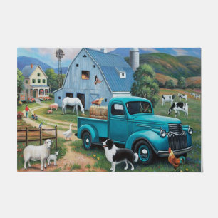 Mooie Boerderij Life Mat, Boer Gift Deurmat