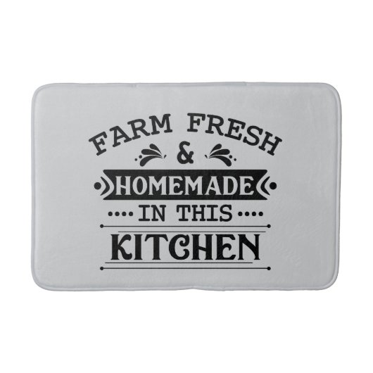 Mooie boerderij verse zelfgemaakte keuken badmat (Voorkant)