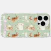 Mooie boerderijdier | Schotse Hooglanders Monogram Case-Mate iPhone Case (Achterkant (horizontaal))