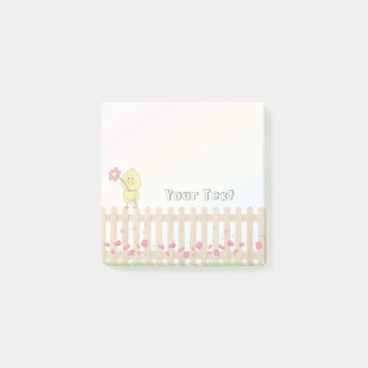 Mooie boerderijdieren kinder school regenboog post-it® notes (Voorkant)
