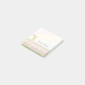 Mooie boerderijdieren kinder school regenboog post-it® notes (Schuin)