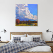 Mooie boerenscène canvas afdruk (Insitu (Slaapkamer))