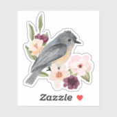 Mooie Bohemen Style Waterverf Bird & Branch Sticker (Vel)