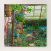 mooie bohemen woonkamer Puzzle Legpuzzel (Horizontaal)
