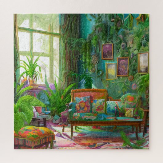 mooie bohemen woonkamer Puzzle Legpuzzel (Verticaal)