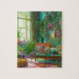 mooie bohemen woonkamer Puzzle Legpuzzel