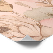 Mooie Bohemian Girl Birthday - persoonlijk Poster (Hoek)