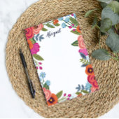 Mooie Boho Bloemen - Aangepaste Naam Post-it® Notes