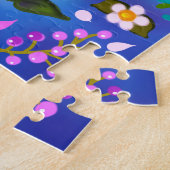 Mooie Boho Bloemen Legpuzzel (Zijkant)