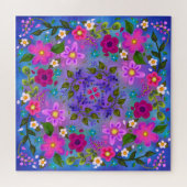 Mooie Boho Bloemen Legpuzzel (Horizontaal)