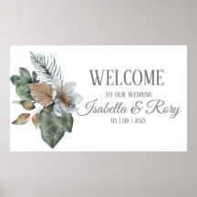 Mooie Boho Boeket Huwelijksposter