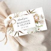 Mooie Boho Botanische Bruiloft gunst Cadeaulabel