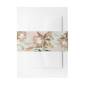 Mooie Boho Botanische Bruiloft Uitnodigingen Wikkel (Voorkant Voorbeeld)