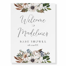 Mooie Boho Kleren Baby Shower Welkom Bord
