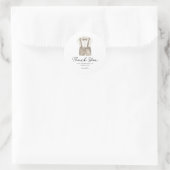 Mooie Boho Kleren Jongen Baby Shower Sticker (Tas)