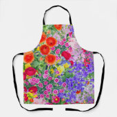 mooie boho lente zomer florale kleurrijke schort (Voorkant)