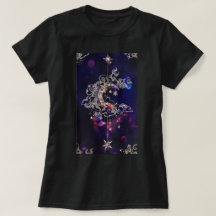 Mooie Boho Maan Sterren Blauw Paarse Vrouwen