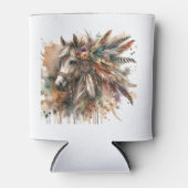 Mooie Boho Paard  Blikjeskoeler (Voorkant)